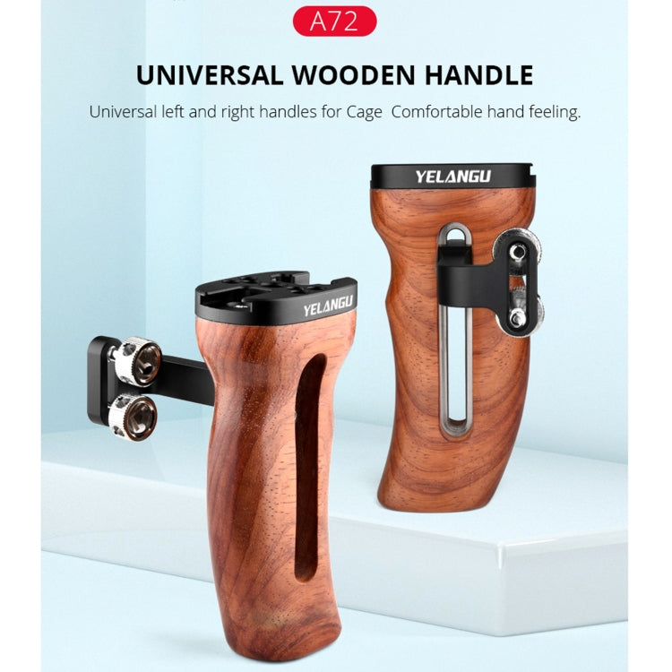 YELANGU A72 Universal Camera Wooden Handle - Camera Accessories by YELANGU | Online Shopping UK | buy2fix