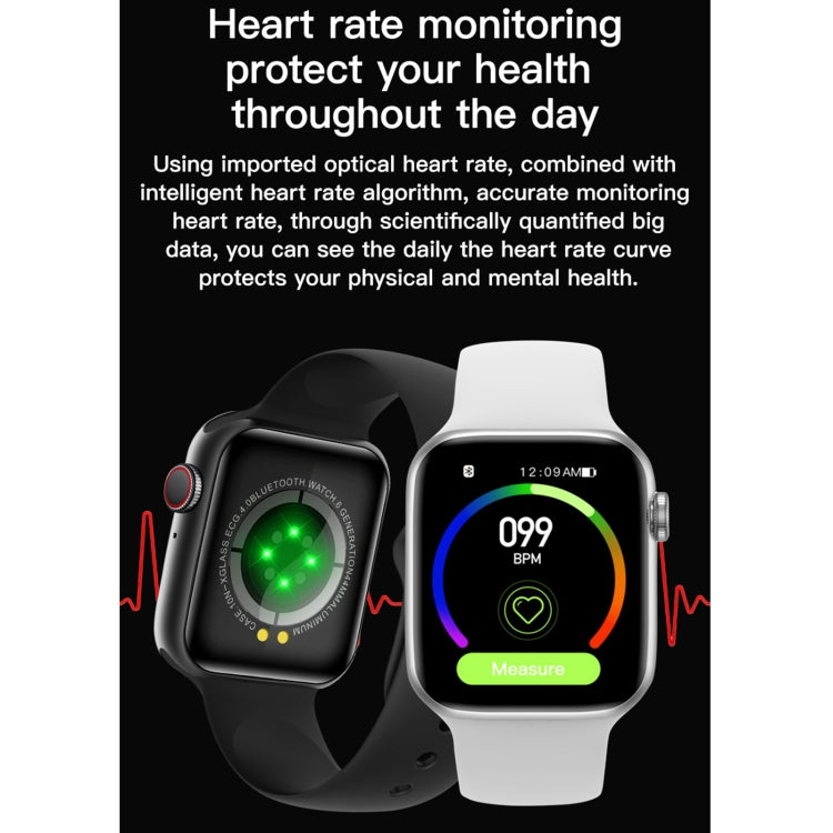 T500+ 1.75 inch IPS Screen IP67 Waterproof Smart Watch, Support Sleep Monitor / Heart Rate Monitor / Bluetooth Call, Style:Sport Button Strap(Red) - Smart Wear by buy2fix | Online Shopping UK | buy2fix