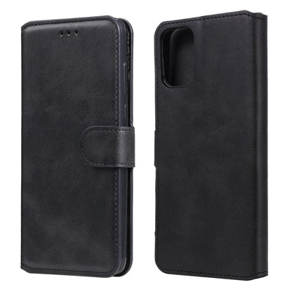 For Motorola Moto G9 Plus Classic Calf Texture PU + TPU Horizontal Flip Leather Case, with Holder & Card Slots & Wallet(Black) - Motorola Cases by buy2fix | Online Shopping UK | buy2fix