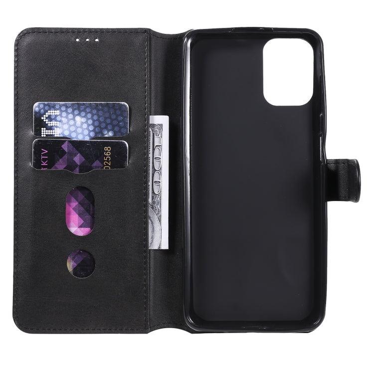 For Motorola Moto G9 Plus Classic Calf Texture PU + TPU Horizontal Flip Leather Case, with Holder & Card Slots & Wallet(Black) - Motorola Cases by buy2fix | Online Shopping UK | buy2fix