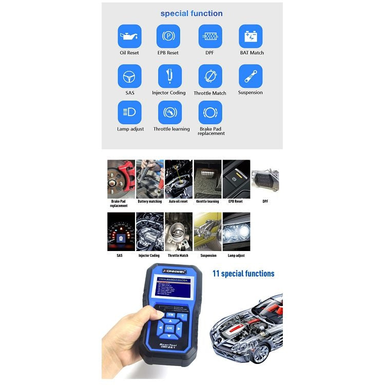 KONNWEI KW450 Car 2.8 inch TFT Color Screen Battery Tester Support 2 Languages / System  XP WIN7 WIN8 WIN10 - In Car by KONNWEI | Online Shopping UK | buy2fix