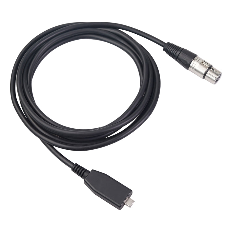 TY18 USB-C / Type-C Male to Cannon Female Microphone Recording Cable, Cable Length:2m - Consumer Electronics by buy2fix | Online Shopping UK | buy2fix