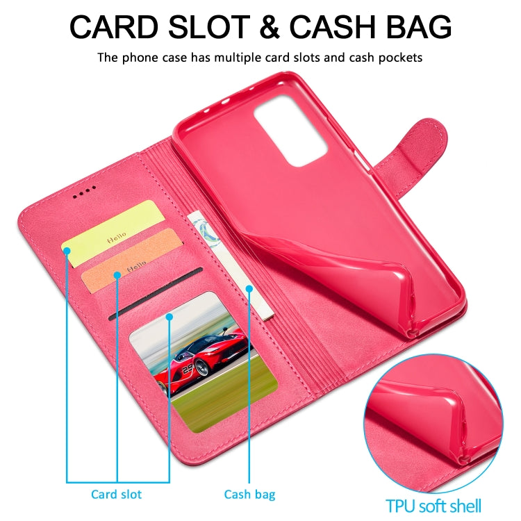 For Xiaomi Mi 10 5G / Mi 10T Pro 5G LC.IMEEKE Calf Texture Horizontal Flip Leather Case with Holder & Card Slots & Wallet(Red) - Xiaomi Cases by LC.IMEEKE | Online Shopping UK | buy2fix