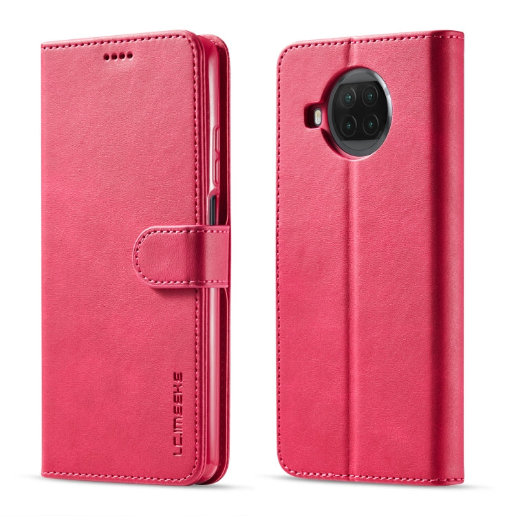 For Xiaomi Mi 10T Lite 5G LC.IMEEKE Calf Texture Horizontal Flip Leather Case with Holder & Card Slots & Wallet(Red) - Xiaomi Cases by LC.IMEEKE | Online Shopping UK | buy2fix