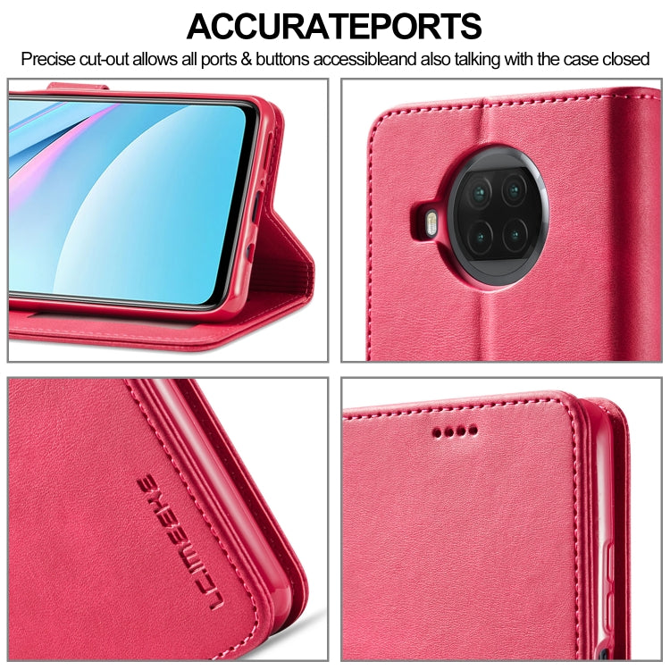 For Xiaomi Mi 10T Lite 5G LC.IMEEKE Calf Texture Horizontal Flip Leather Case with Holder & Card Slots & Wallet(Red) - Xiaomi Cases by LC.IMEEKE | Online Shopping UK | buy2fix