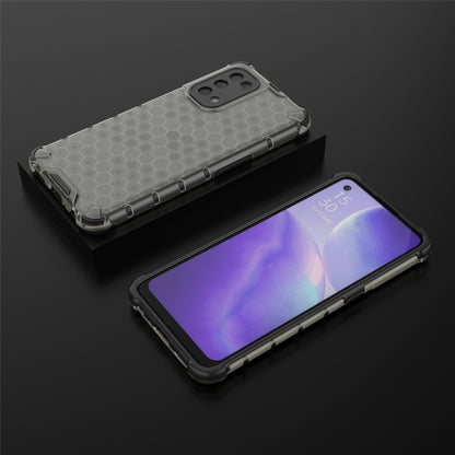 For Oppo Reno5 5G Shockproof Honeycomb PC + TPU Case(Black) - OPPO & vivo Accessories by buy2fix | Online Shopping UK | buy2fix