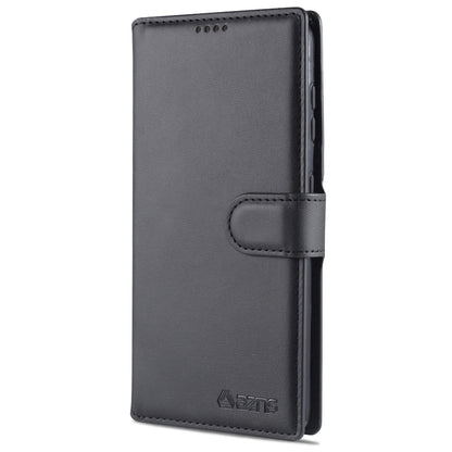 For Samsung Galaxy S21 5G AZNS Calf Texture Horizontal Flip Leather Case with Holder & Card Slots & Wallet & Photo Frame(Black) - Galaxy S21 5G Cases by AZNS | Online Shopping UK | buy2fix