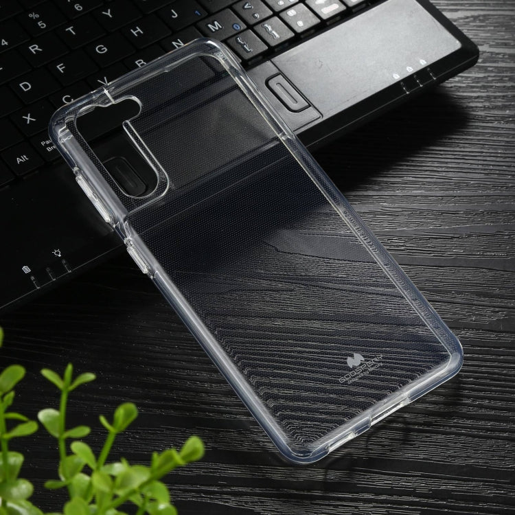 For Samsung Galaxy S21+ 5G GOOSPERY JELLY Full Coverage Soft Case(Transparent) - Samsung Accessories by GOOSPERY | Online Shopping UK | buy2fix