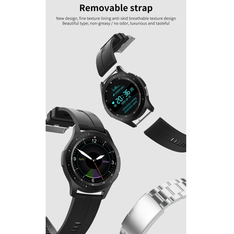 W68 1.54 inch Touch Screen IP67 Waterproof Smart Bracelet, Support Blood Oxygen Monitoring / Bluetooth Call / Heart Rate Monitoring, Style: Steel Strap(Silver) - Smart Wear by buy2fix | Online Shopping UK | buy2fix