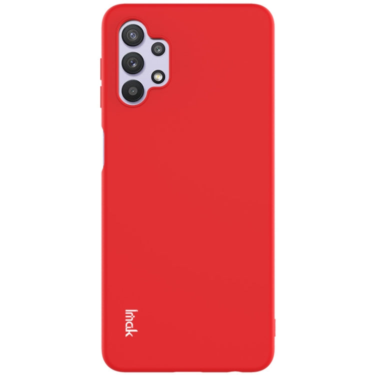 For Samsung Galaxy A32 5G IMAK UC-2 Series Shockproof Full Coverage Soft TPU Case(Red) - Samsung Accessories by imak | Online Shopping UK | buy2fix