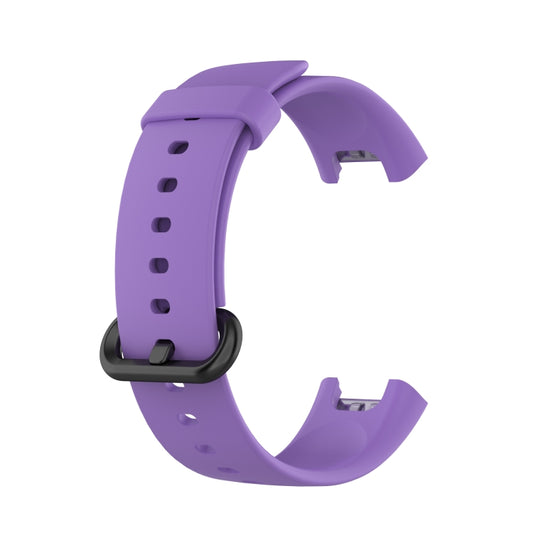 For Xiaomi Mi Watch Lite / Redmi Watch Silicone Watch Band, Size: One Size(Purple) - Smart Wear by buy2fix | Online Shopping UK | buy2fix