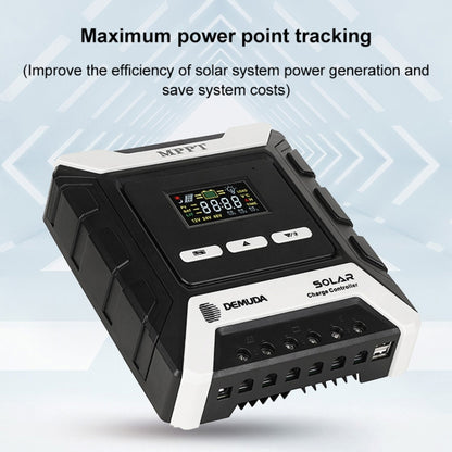 MPPT Solar Controller 12V / 24V / 48V Automatic Identification Charging Controller with Dual USB Output, Model:20A - Consumer Electronics by buy2fix | Online Shopping UK | buy2fix