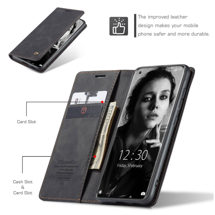 For Xiaomi Mi 11 CaseMe 013 Multifunctional Horizontal Flip Leather Case with Holder & Card Slot & Wallet(Black) - Xiaomi Cases by CaseMe | Online Shopping UK | buy2fix