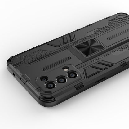 For OPPO Reno5 5G / 4G Supersonic PC + TPU Shock-proof Protective Case with Holder(Black) - OPPO & vivo Accessories by buy2fix | Online Shopping UK | buy2fix