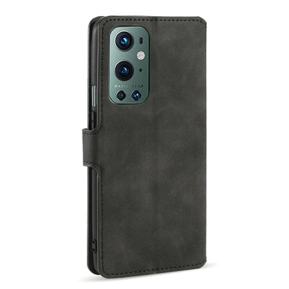 For OnePlus 9 Pro DG.MING Retro Oil Side Horizontal Flip Leather Case with Holder & Card Slots & Wallet(Black) - OnePlus Cases by DG.MING | Online Shopping UK | buy2fix