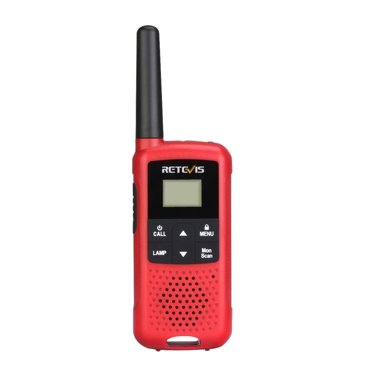 1 Pair RETEVIS RT649B 0.5W EU Frequency 446.00625-446.19375MHz 16CHS Two Way Radio Handheld Walkie Talkie, EU Plug(Red) - Handheld Walkie Talkie by RETEVIS | Online Shopping UK | buy2fix