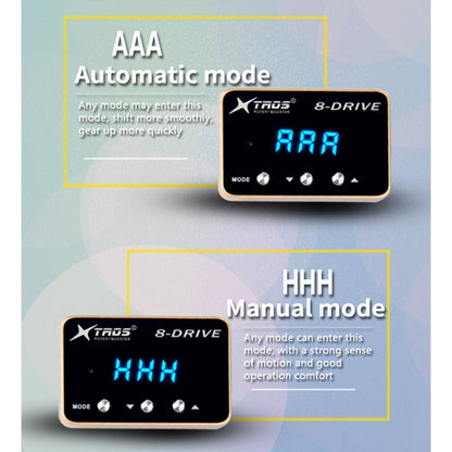 For Toyota Hiace 2006-2020 TROS 8-Drive Potent Booster Electronic Throttle Controller Speed Booster - In Car by TROS | Online Shopping UK | buy2fix