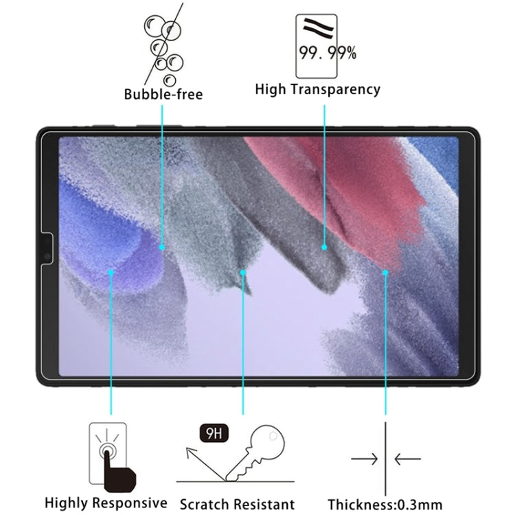 For Samsung Galaxy Tab A7 Lite T220 9H 2.5D Explosion-proof Tempered Glass Film - Samsung Accessories by buy2fix | Online Shopping UK | buy2fix