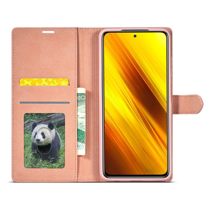 For Xiaomi Poco X3 / X3 NFC / X3 Pro Forwenw F1 Series Matte Strong Magnetism Horizontal Flip Leather Case with Holder & Card Slots & Wallet & Photo Frame(Rose Gold) - Xiaomi Cases by Forwenw | Online Shopping UK | buy2fix