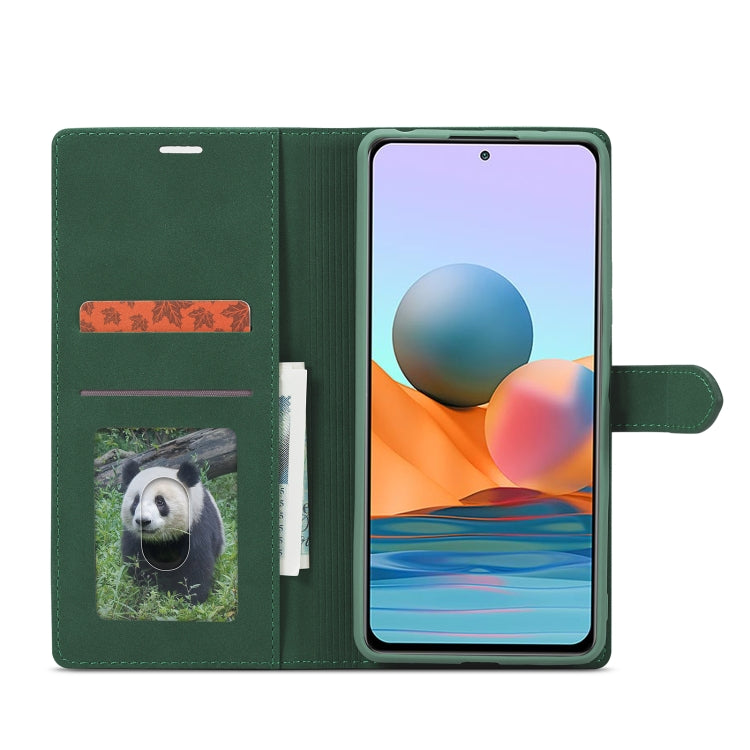 For Xiaomi Poco F3 Forwenw F1 Series Matte Strong Magnetism Horizontal Flip Leather Case with Holder & Card Slots & Wallet & Photo Frame(Green) - Xiaomi Cases by Forwenw | Online Shopping UK | buy2fix