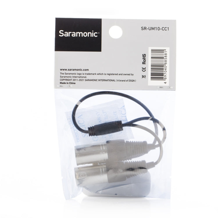 Saramonic SR-UM10-CC1 1/8 inch Male to Dual XLR Male Microphone Audio Output Cable - Consumer Electronics by Saramonic | Online Shopping UK | buy2fix