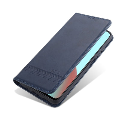 For Xiaomi Redmi Note 10 5G AZNS Magnetic Calf Texture Horizontal Flip Leather Case with Card Slots & Holder & Wallet(Dark Blue) - Xiaomi Cases by AZNS | Online Shopping UK | buy2fix