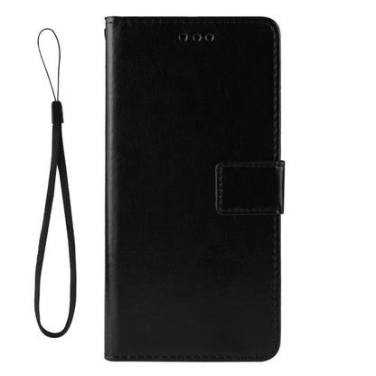 For Ulefone Note 10 Crazy Horse Texture Horizontal Flip Leather Case with Holder & Card Slots & Lanyard(Black) - Ulefone Cases by buy2fix | Online Shopping UK | buy2fix