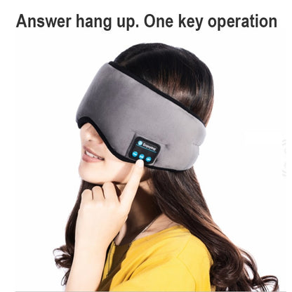 Bluetooth 5.0 Sleep Eye Masks Smart Wireless Music Eye Masks(Gray) - Eye Masks by buy2fix | Online Shopping UK | buy2fix
