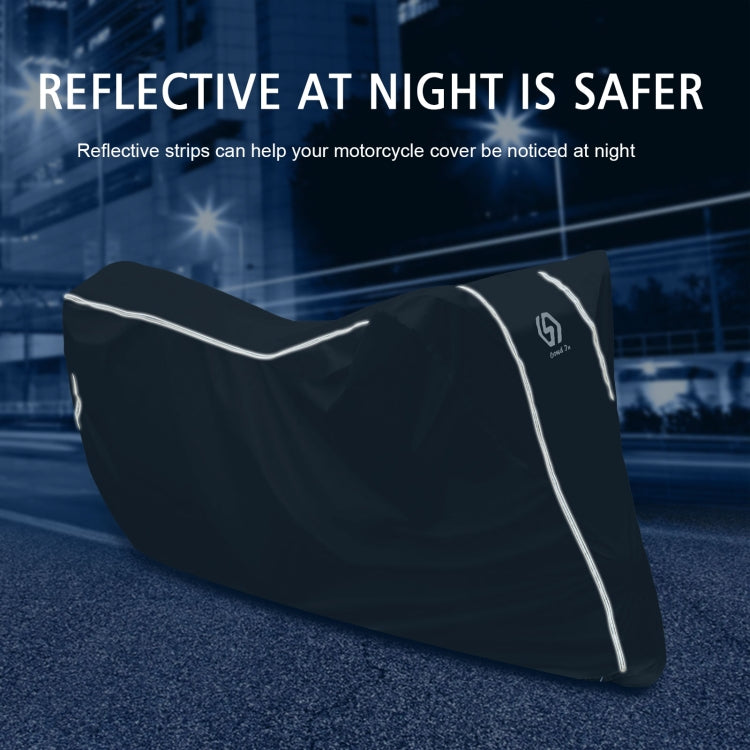 WUPP CS-1410A1 Motorcycle Thickened Oxford Cloth All-inclusive Waterproof Sun-proof Protective Cover, Size:S(Black) - In Car by WUPP | Online Shopping UK | buy2fix