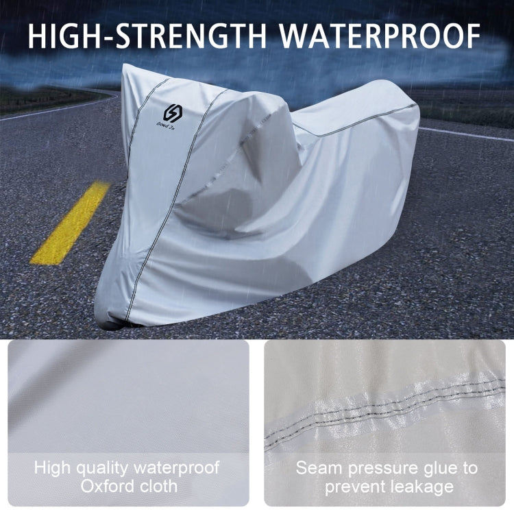 WUPP CS-1410B1 Motorcycle Thickened Oxford Cloth All-inclusive Waterproof Sun-proof Protective Cover, Size:S(Silver) - Protective Gear by WUPP | Online Shopping UK | buy2fix