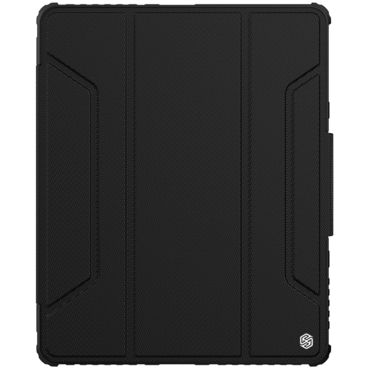 For iPad Pro 12.9 2022 / 2021 / 2020 NILLKIN Bumper Pro Horizontal Flip Leather Tablet Case with Pen Slot & Holder & Sleep / Wake-up Function(Black) - iPad Pro 12.9 (2022/2021) Cases by NILLKIN | Online Shopping UK | buy2fix