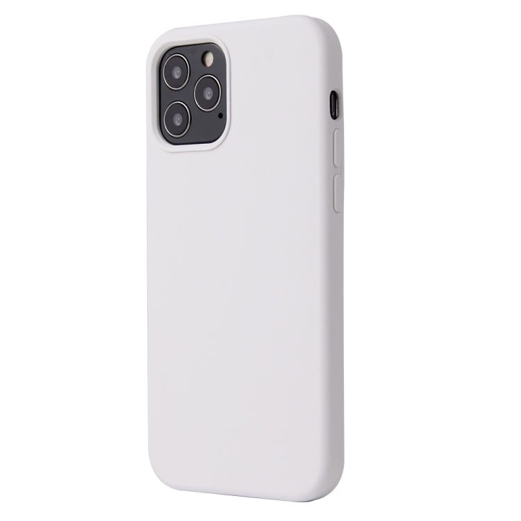 For iPhone 13 Pro Solid Color Liquid Silicone Shockproof Protective Case (White) - iPhone 13 Pro Cases by buy2fix | Online Shopping UK | buy2fix