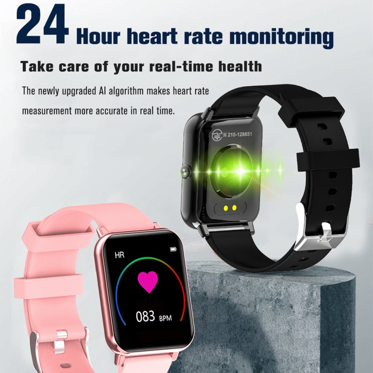 F15 Pro 1.69 inch TFT Screen IP67 Waterproof Smart Watch, Support Body Temperature Monitoring / Sleep Monitoring / Heart Rate Monitoring / Incoming Call Reminder(Pink) - Smart Wear by buy2fix | Online Shopping UK | buy2fix