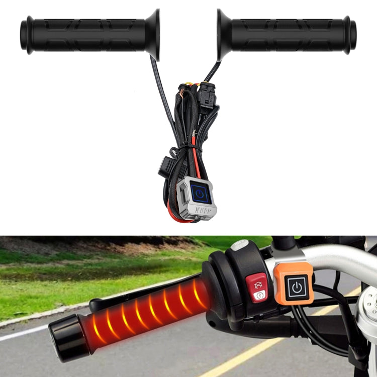 WUPP ZH-983F2 Motorcycle ATV Modified Intelligent Electric Heating Hand Cover Heated Grip with Three Gear Temperature Control - In Car by WUPP | Online Shopping UK | buy2fix