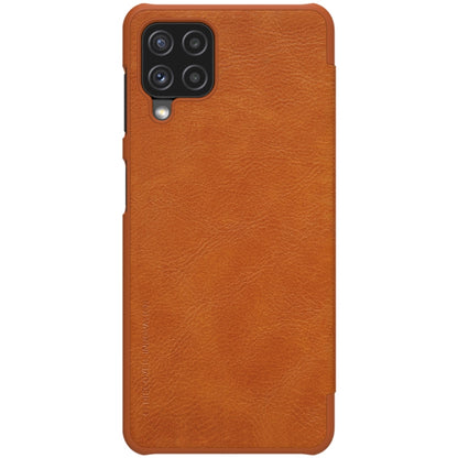 For Samsung Galaxy A22 4G LTE NILLKIN QIN Series Crazy Horse Texture Horizontal Flip Leather Case(Brown) - Galaxy Phone Cases by NILLKIN | Online Shopping UK | buy2fix