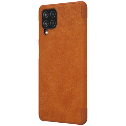 For Samsung Galaxy A22 4G LTE NILLKIN QIN Series Crazy Horse Texture Horizontal Flip Leather Case(Brown) - Galaxy Phone Cases by NILLKIN | Online Shopping UK | buy2fix