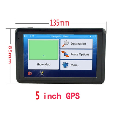 Q5 Car 5 inch HD TFT Touch Screen GPS Navigator Support TF Card / MP3 / FM Transmitter, Specification:Southeast Asia Map - In Car by buy2fix | Online Shopping UK | buy2fix