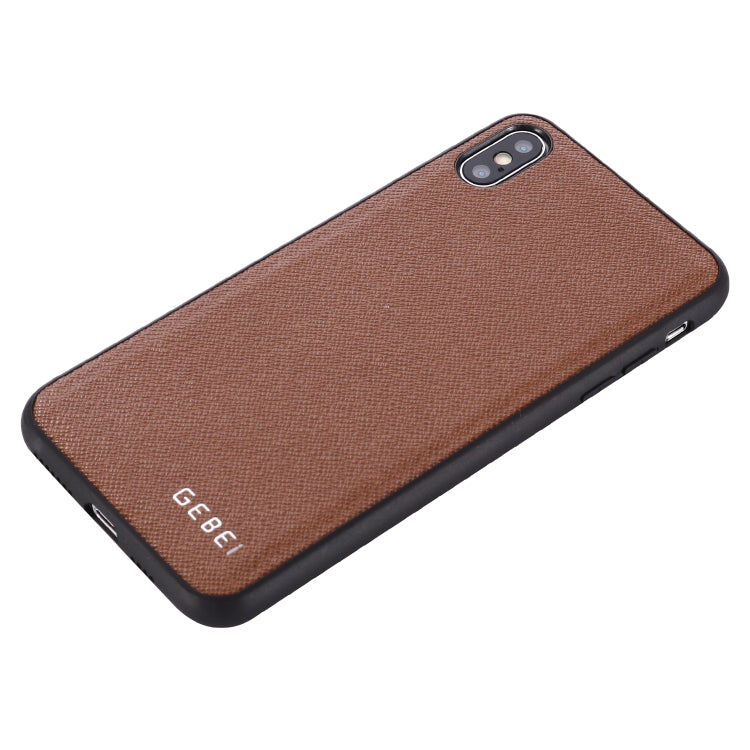 For iPhone 11 Pro GEBEI Full-coverage Shockproof Leather Protective Case(Brown) - iPhone 11 Pro Cases by GEBEI | Online Shopping UK | buy2fix