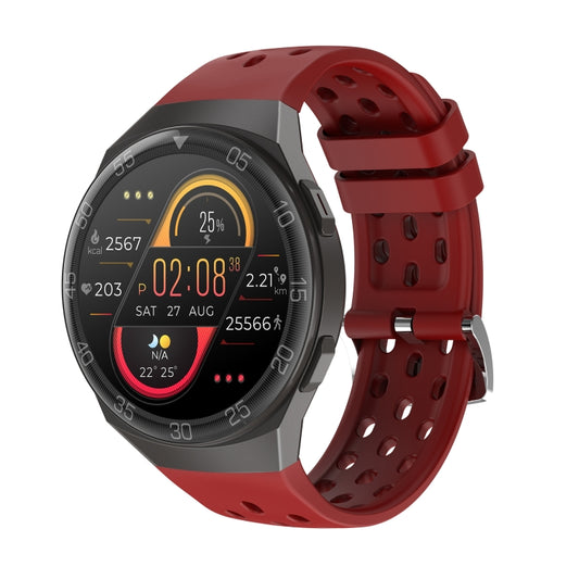MT68 1.28 inch IPS Screen Bluetooth 5.0 IP67 Waterproof Smart Watch, Support Sleep Monitor / Multi-sports Mode / Heart Rate Monitor / Blood Pressure Monitoring(Red) - Smart Wear by buy2fix | Online Shopping UK | buy2fix