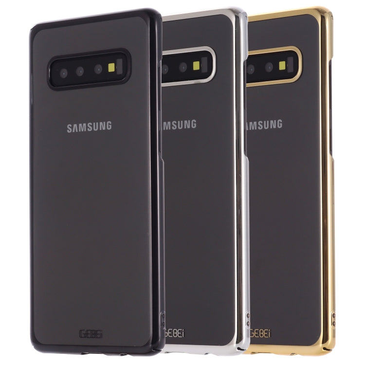 For Galaxy S10e GEBEI Shockproof  Plating PC Protective Case(Gold) - Galaxy Phone Cases by GEBEI | Online Shopping UK | buy2fix