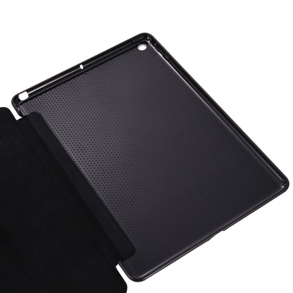 For iPad 10.2 2021 / 2020 / 2019 GEBEI Shockproof Horizontal Flip Leather Case with Three-folding Holder(Blue) - iPad 10.2 Cases by GEBEI | Online Shopping UK | buy2fix