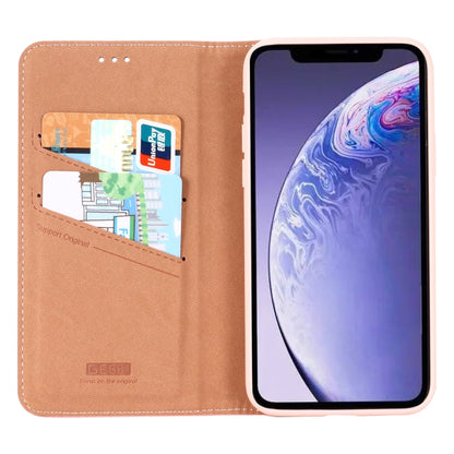 For iPhone 11 GEBEI PU+TPU Horizontal Flip Protective Case with Holder & Card Slots(Rose Gold) - iPhone 11 Cases by GEBEI | Online Shopping UK | buy2fix