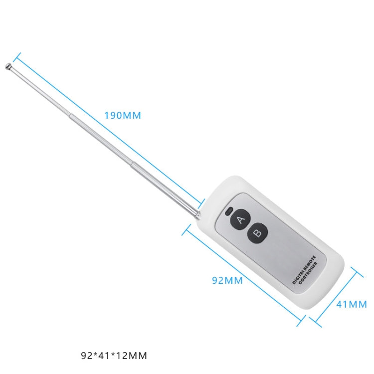 1000-2E Two-button Water Pump Motor Smart Socket Access Control Lamp Learning Wireless Remote Control, Frequency:315M 1527(White) - Consumer Electronics by buy2fix | Online Shopping UK | buy2fix