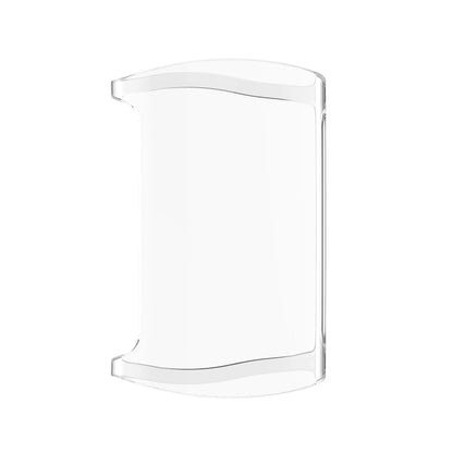 For Fitbit Charge 5 Full Coverage TPU Electroplating Protective Case Cover(Transparent White) - Smart Wear by buy2fix | Online Shopping UK | buy2fix