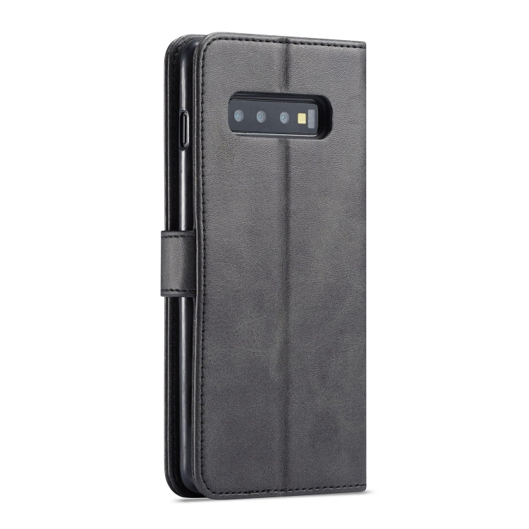 For Galaxy S10 LC.IMEEKE Calf Texture Horizontal Flip Leather Case, with Holder & Card Slots & Wallet(Black) - Galaxy Phone Cases by LC.IMEEKE | Online Shopping UK | buy2fix