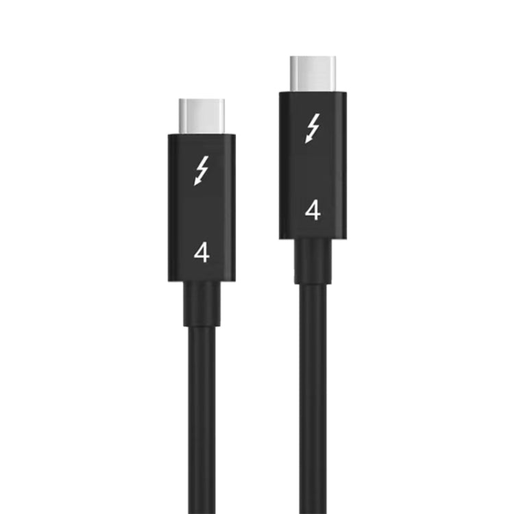 USB-C / Type-C Male to USB-C / Type-C Male Multi-function Transmission Cable for Thunderbolt 4, Cable Length:1.2m(Black) - Computer & Networking by buy2fix | Online Shopping UK | buy2fix