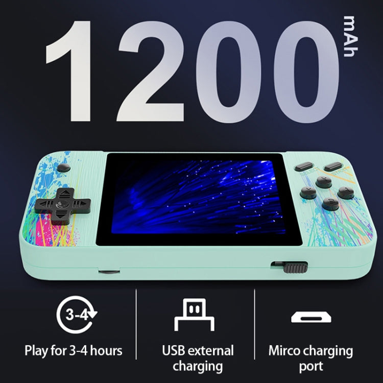 G3 Macaron 3.5 inch Screen Handheld Game Console for Dual Players Built-in 800 Games(Blue) - Pocket Console by buy2fix | Online Shopping UK | buy2fix