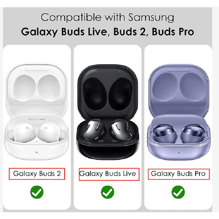 For Samsung Galaxy Buds Live / Buds 2 / Buds Pro / Buds 2 Pro Thunder Battlegear Anti-fall Earphones Protective Case with Switch(Black Red 1) - Samsung Earphone Case by buy2fix | Online Shopping UK | buy2fix