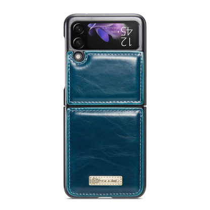 For Samsung Galaxy Z Flip3 5G CaseMe 003 Crazy Horse Texture Horizontal Flip Leather Phone Case(Green) - Galaxy Phone Cases by CaseMe | Online Shopping UK | buy2fix