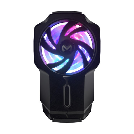 MeMo FL05 Fan Mobile Phone Radiator with Colorful Lights(Black) - Cooling Fan Radiator by buy2fix | Online Shopping UK | buy2fix